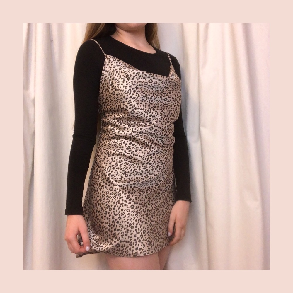 Princess Polly Leopard Slip Dress